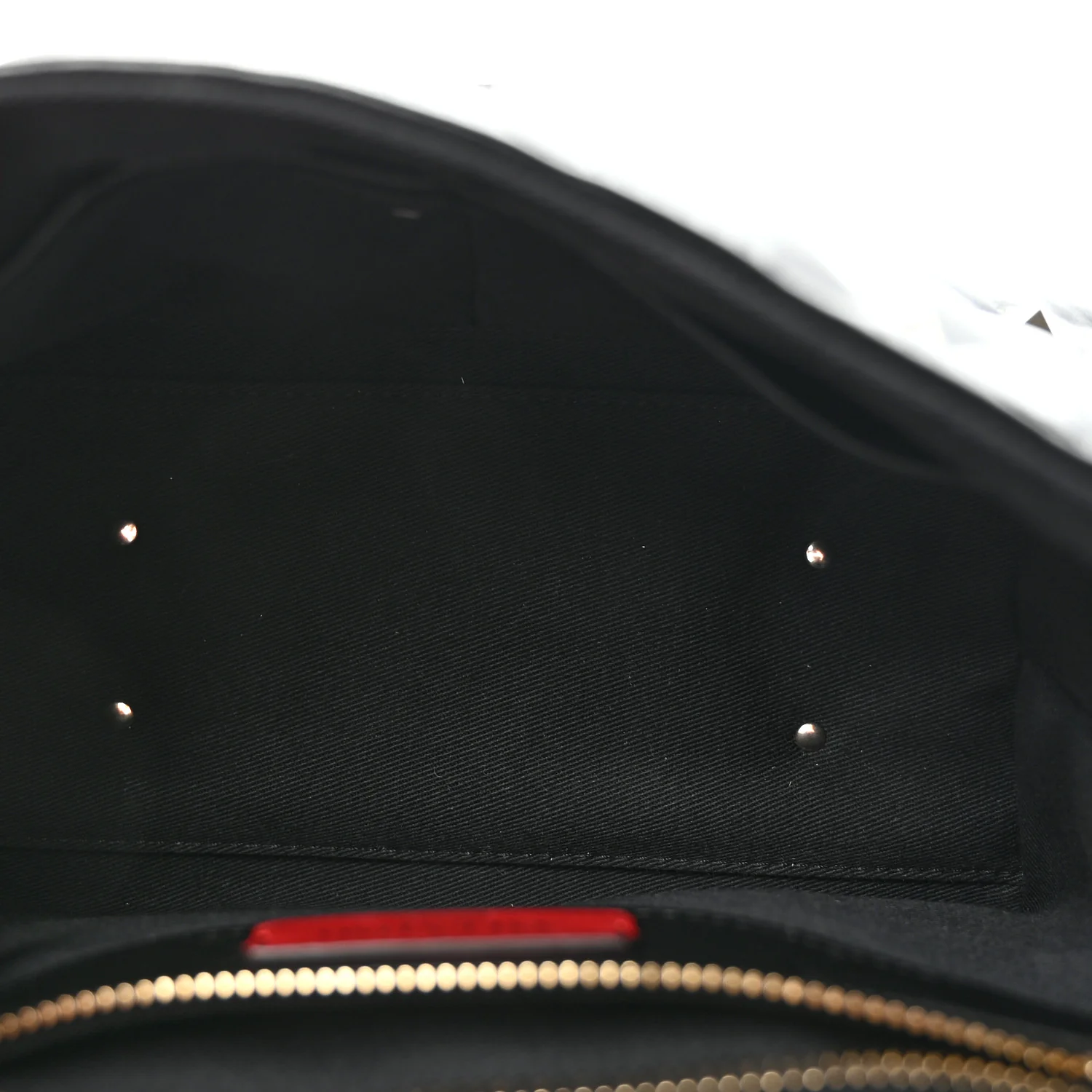 Lambskin VLTN Print Candystud Top Handle Bag Black - Image 5