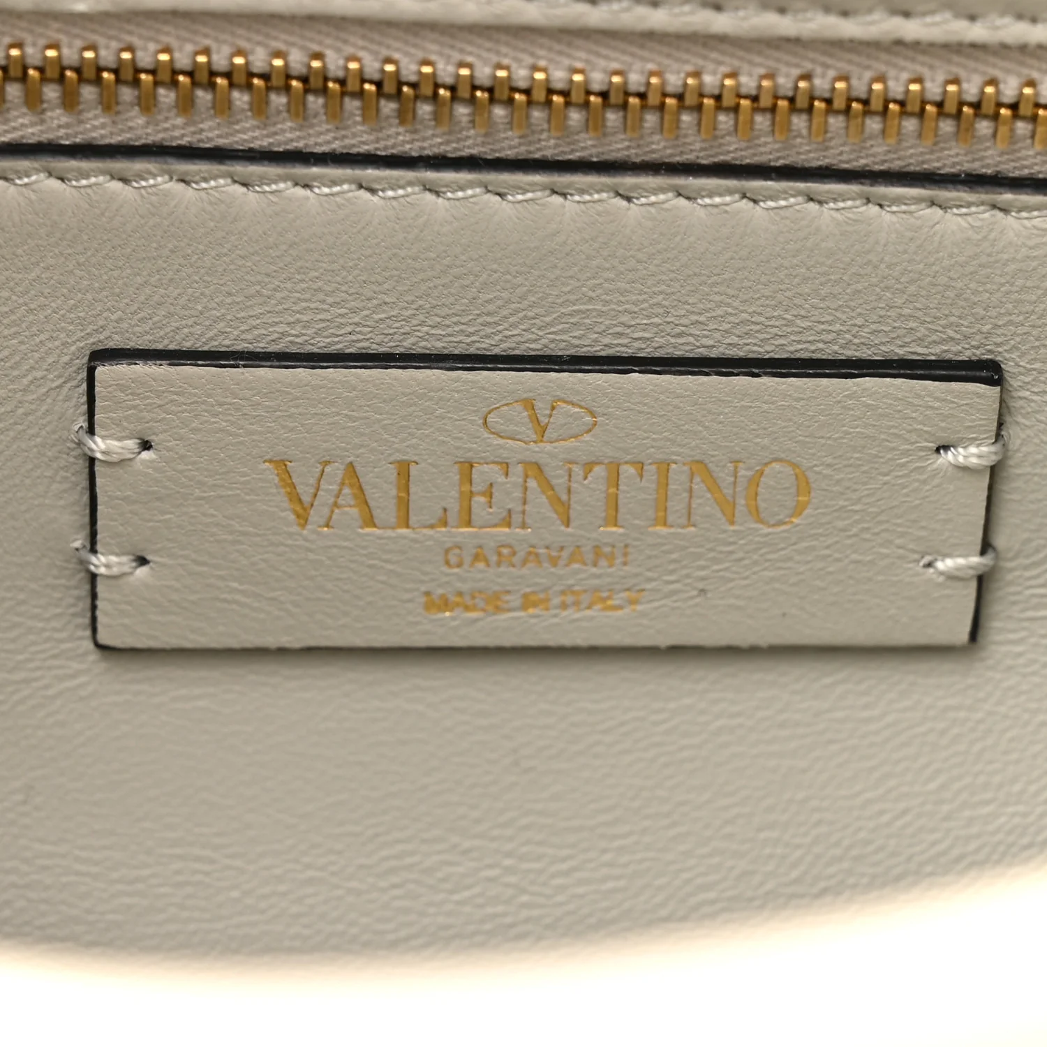 Nappa Medium Roman Stud Shoulder Bag Ivory - Image 6