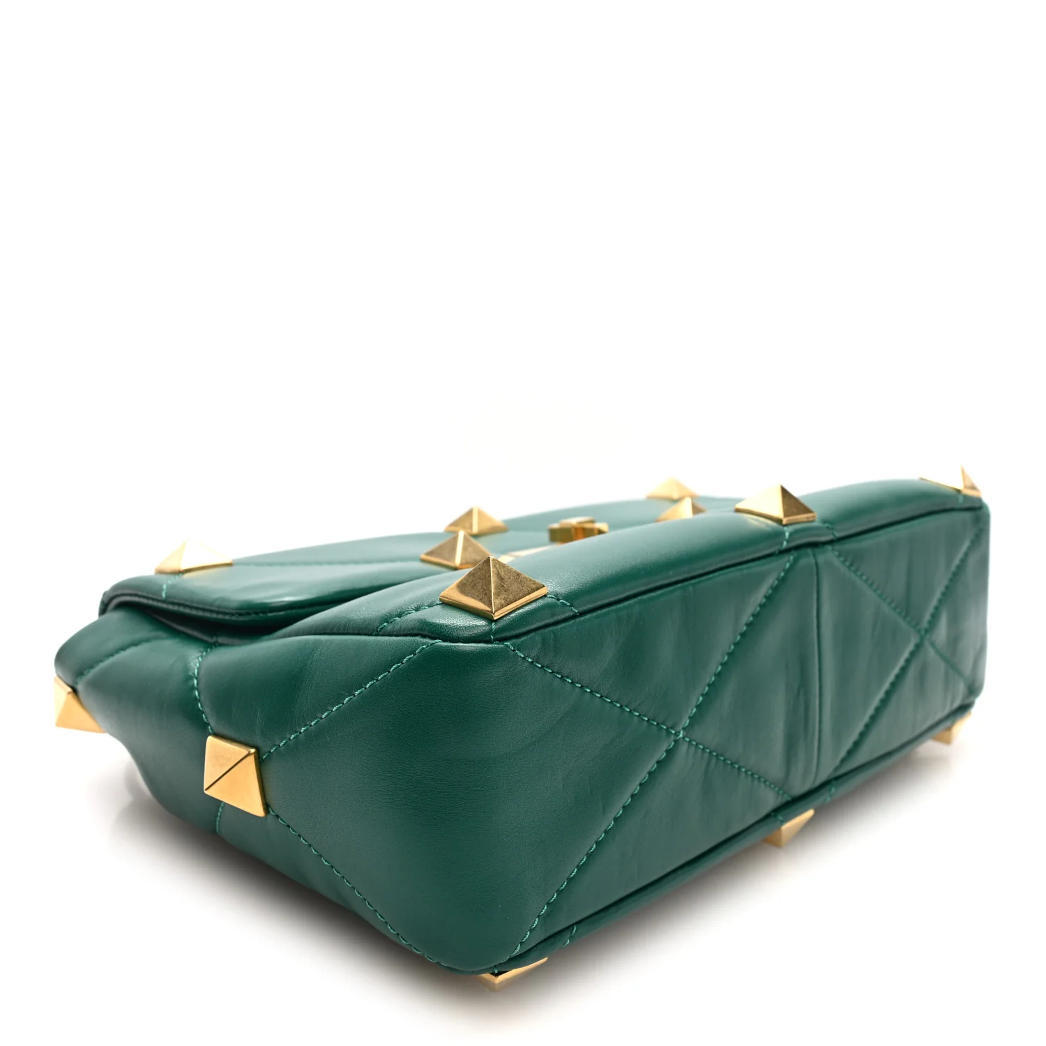 Nappa Medium Roman Stud Shoulder Bag Jungle - Image 4
