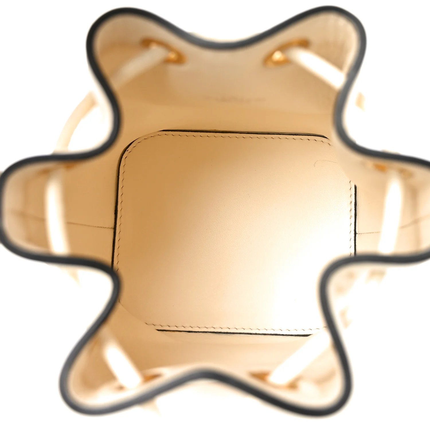 Nappa Mini VLogo Signature Bucket Bag Light Ivory - Image 5