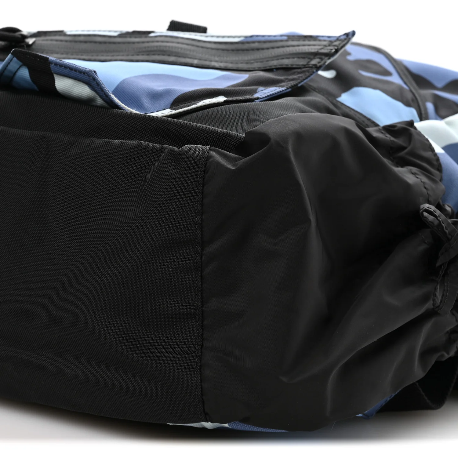 Nylon Camouflage Backpack Blue - Image 8