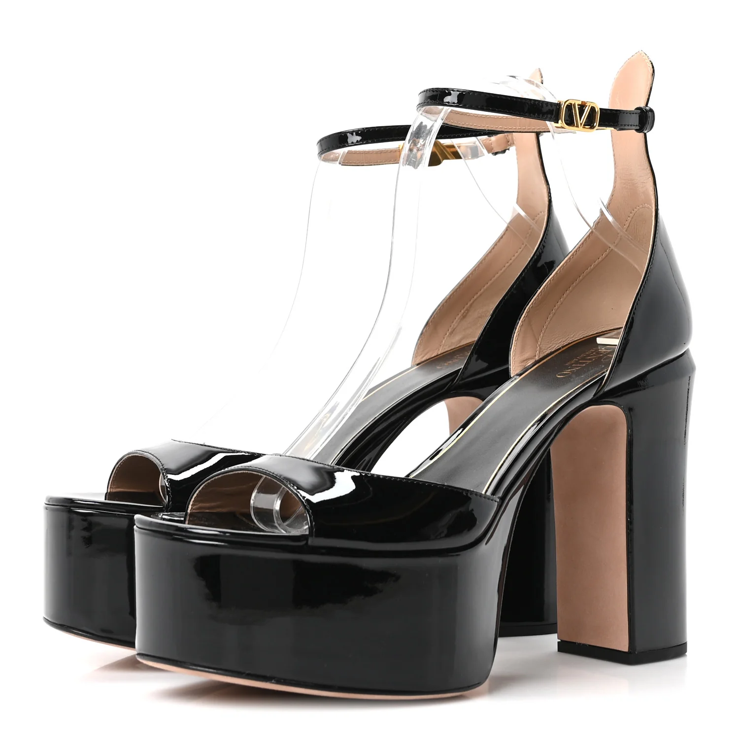 Patent Tan-Go 50/120mm Platform Pumps 40 Black - Image 4