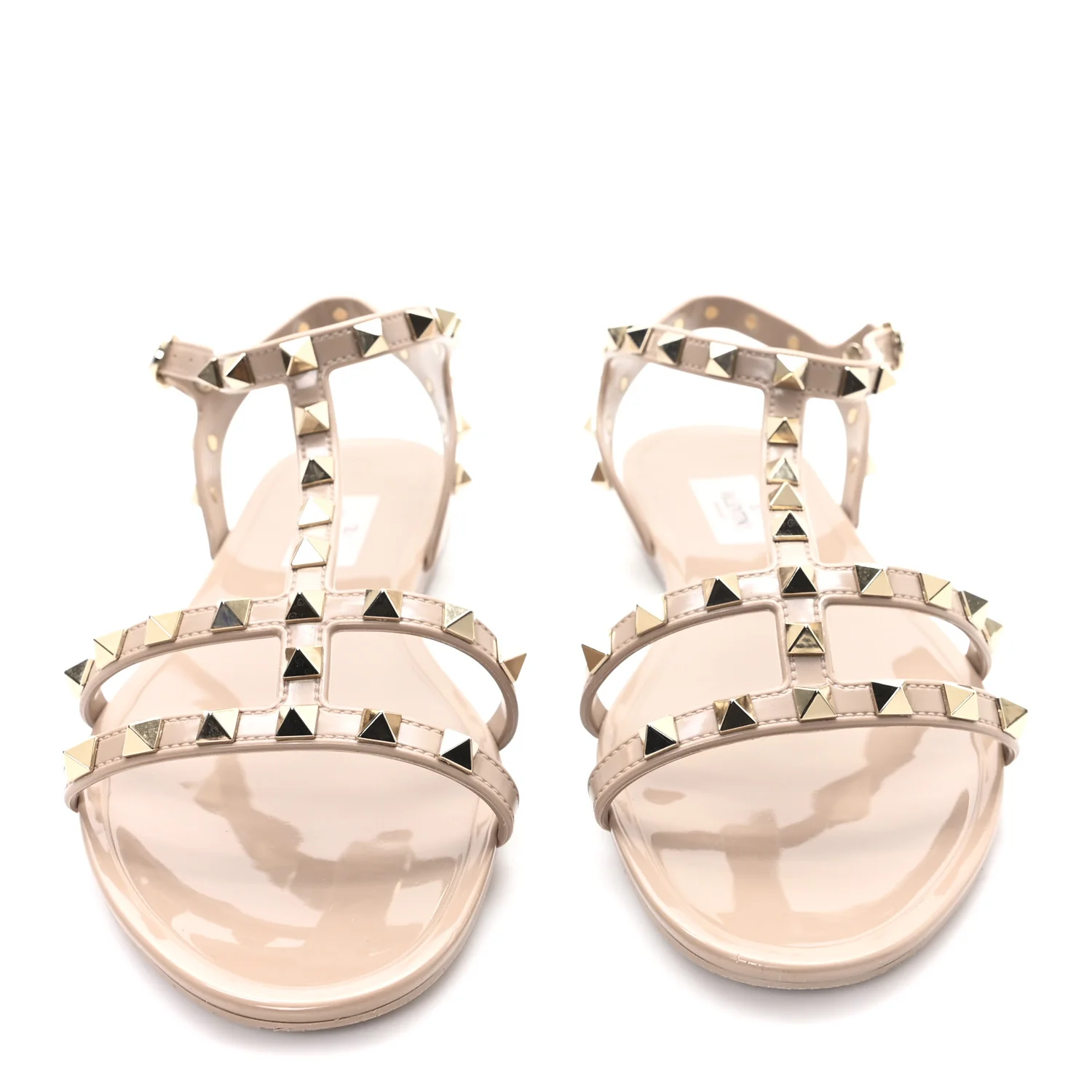 PVC Jelly Rockstud Caged Sandals 40 Poudre - Image 3