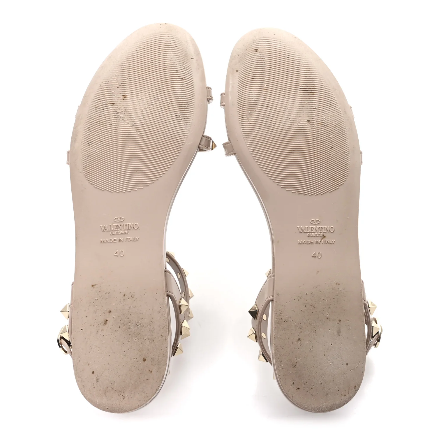 PVC Jelly Rockstud Caged Sandals 40 Poudre - Image 6