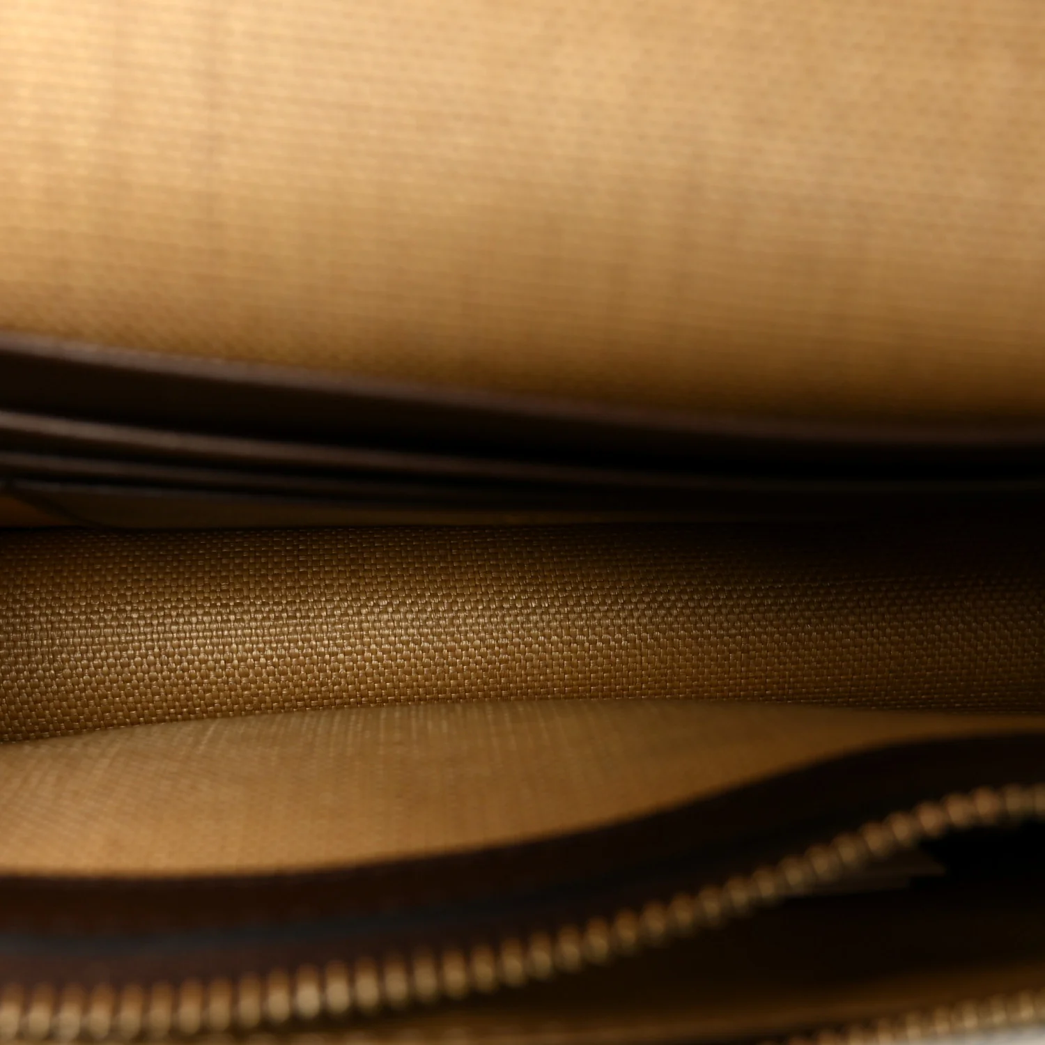 Raffia Calfskin Rockstud Wallet On Chain Pouch Natural Brown - Image 5