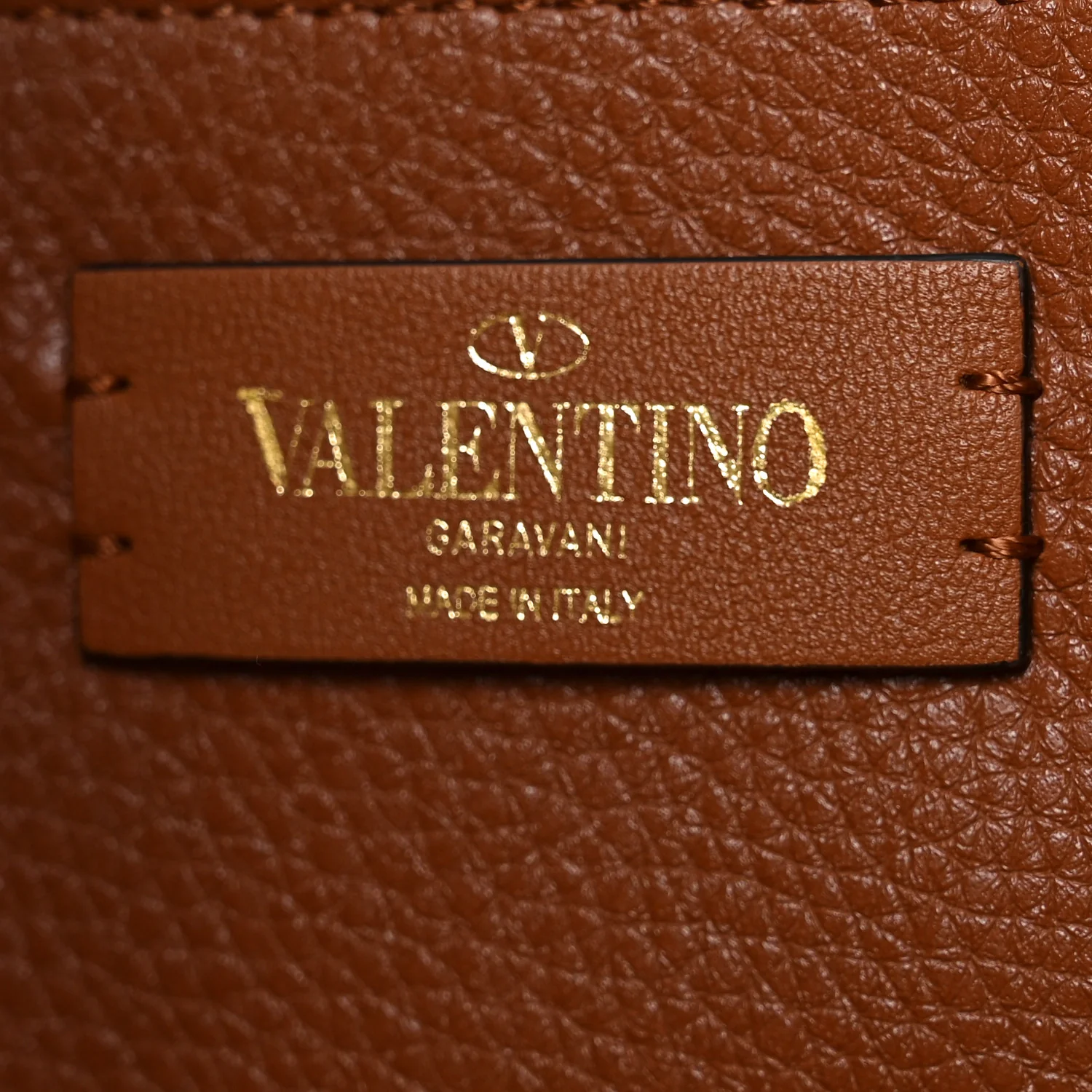 Raffia Calfskin Vlogo Tote Naturale Saddle Brown - Image 6
