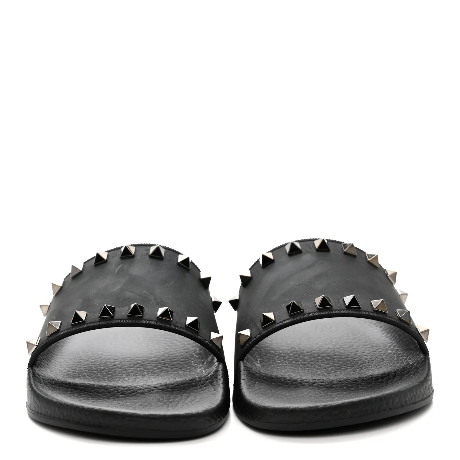 Rubber Rockstud Slide Sandals 39 Black - Image 3