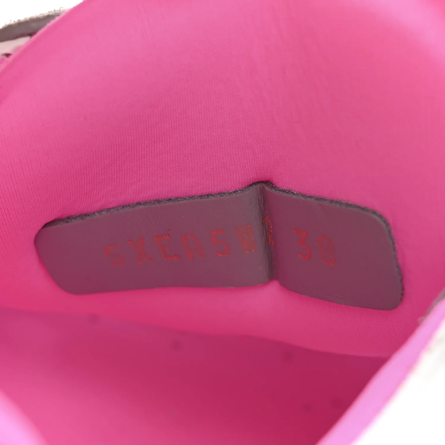 Suede Neoprene Mesh Womens Ready Go Runner Sneakers 38 Electric Pink Grey - Image 9