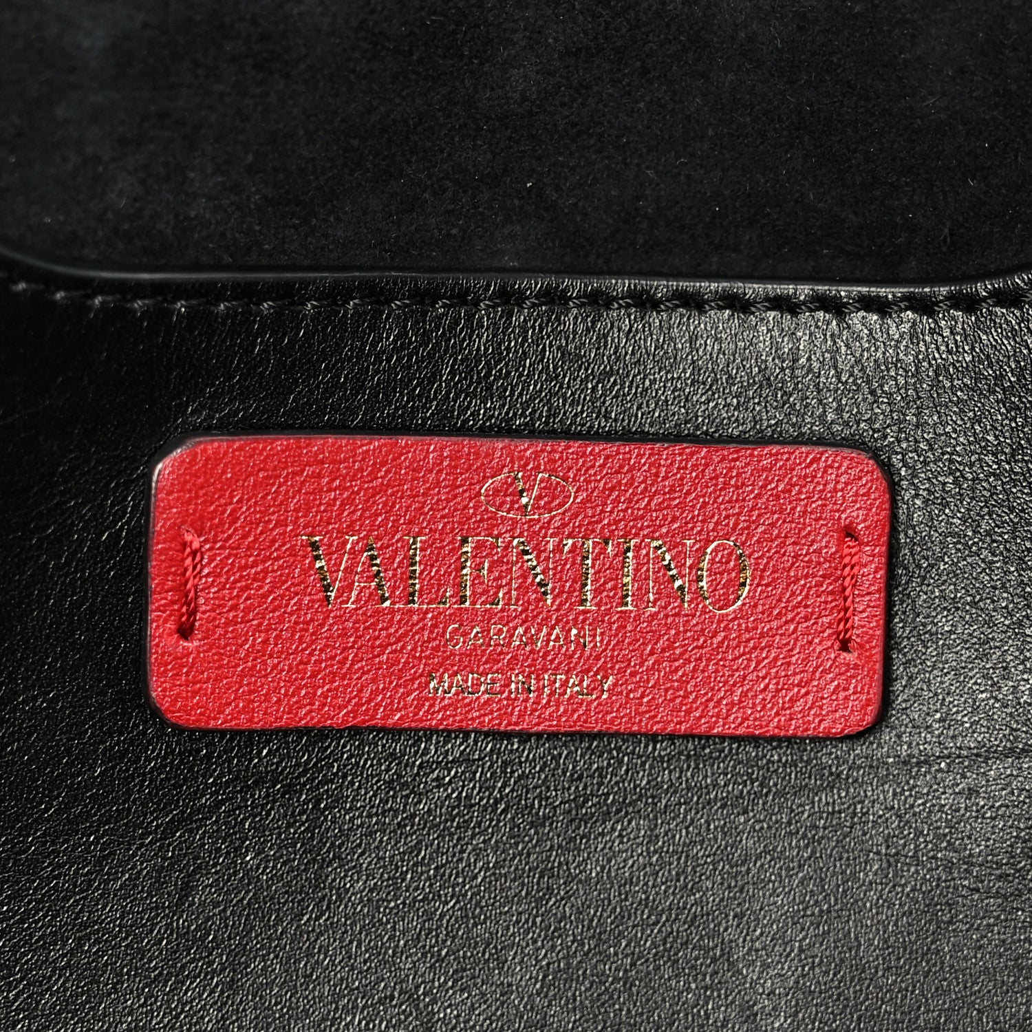 Vitello Rockstud All Over Demilune Shoulder Bag Black - Image 6