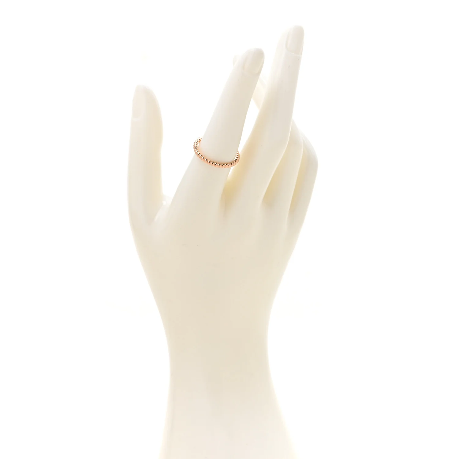 18K Rose Gold Small Perlee Ring 56 7.5 - Image 2