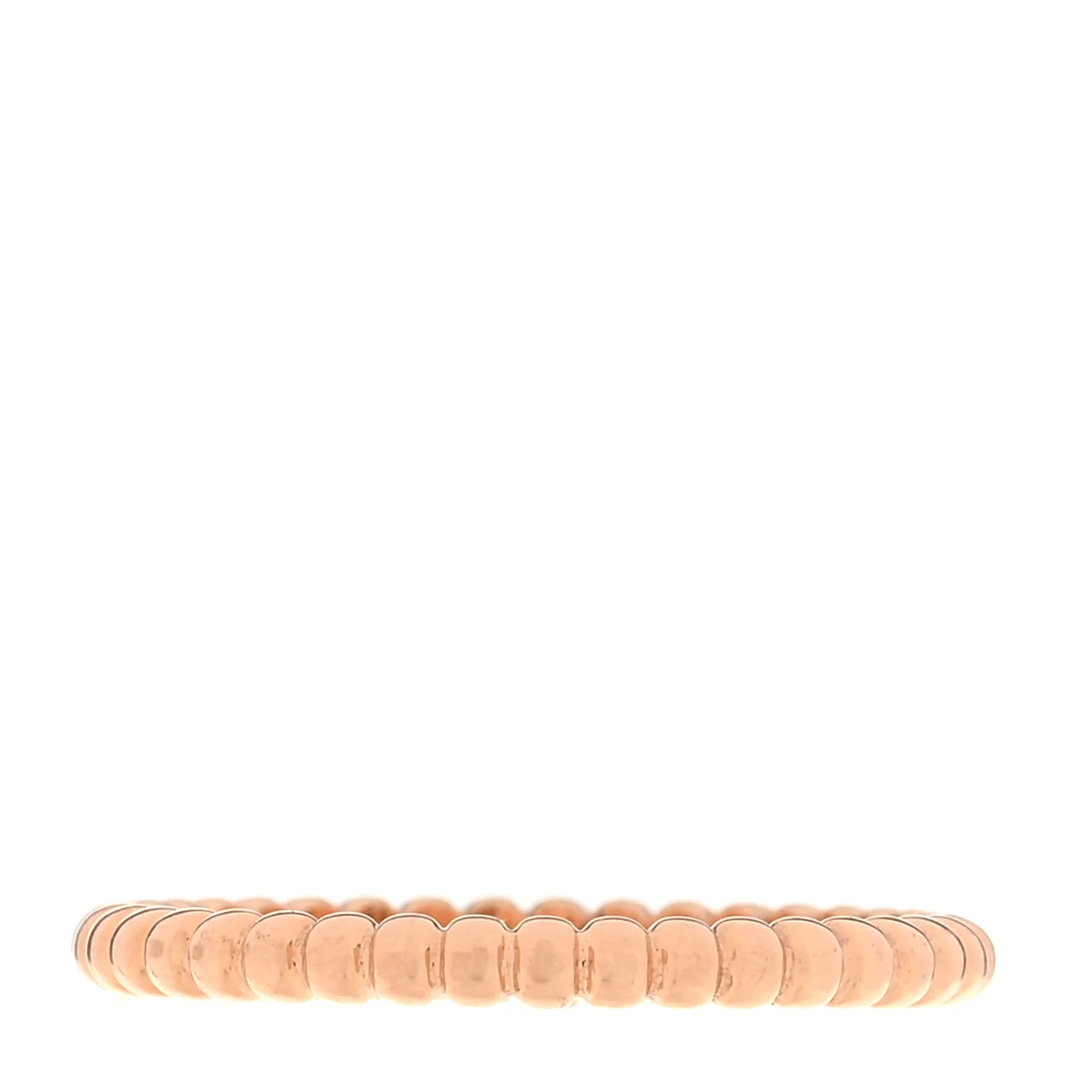 18K Rose Gold Small Perlee Ring 56 7.5 - Image 3