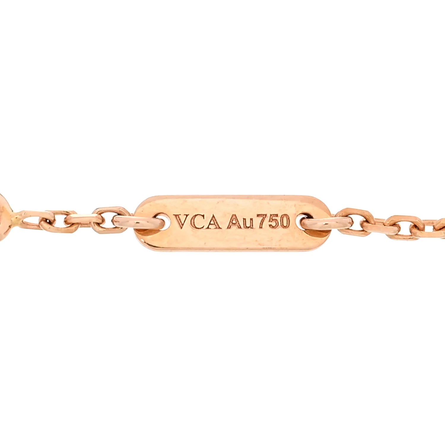 18K Rose Gold Sweet Alhambra Bracelet - Image 3
