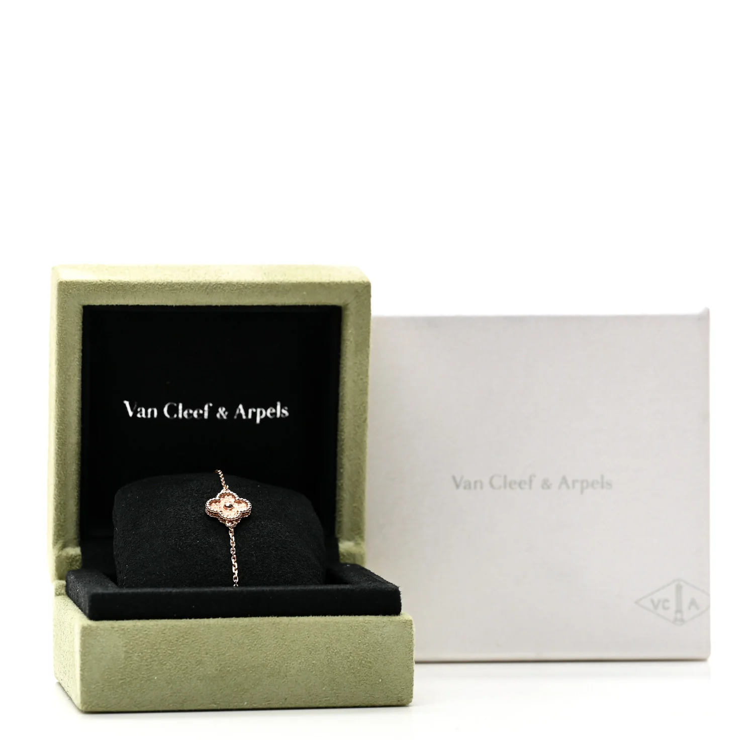 18K Rose Gold Sweet Alhambra Bracelet - Image 4
