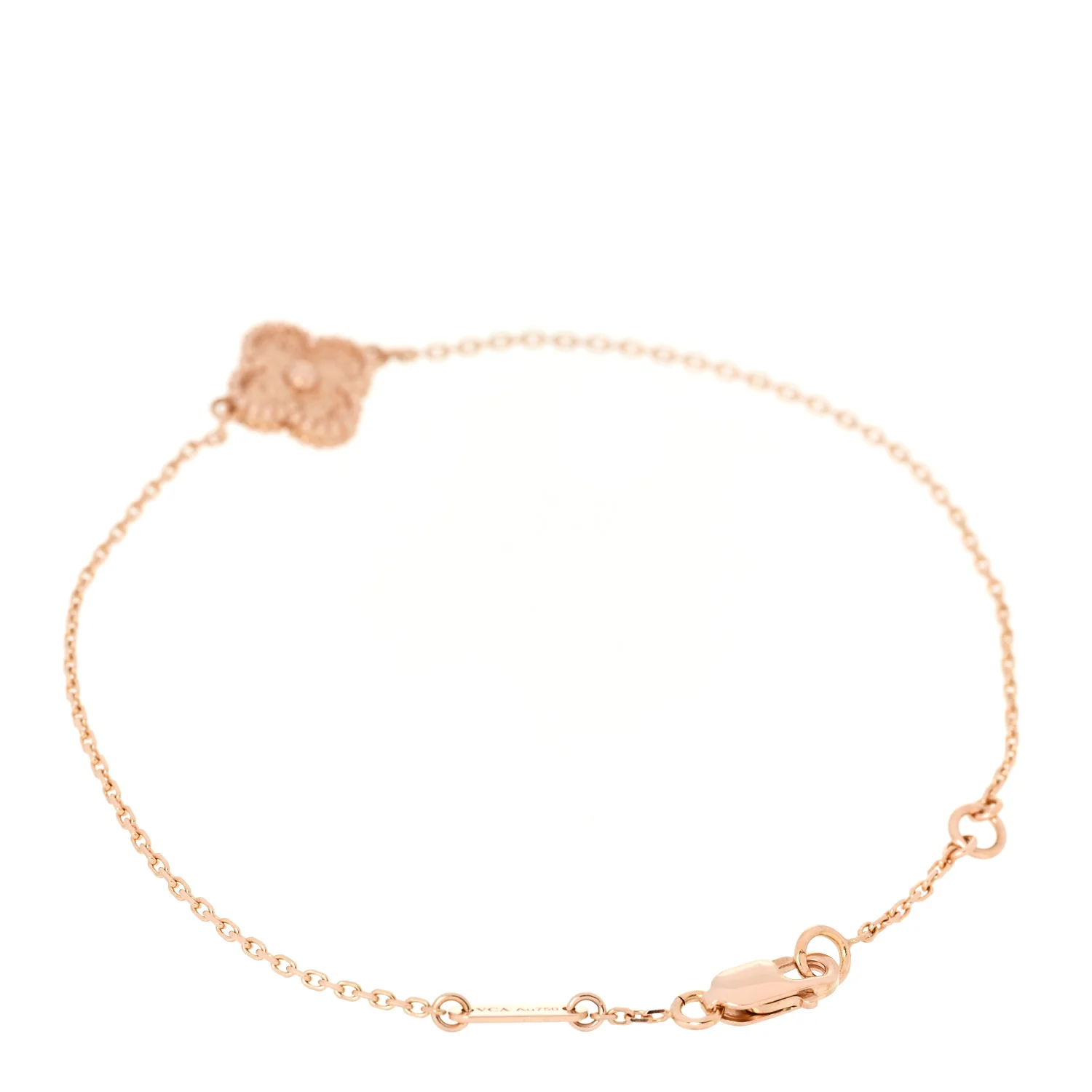 18K Rose Gold Sweet Alhambra Bracelet - Image 2