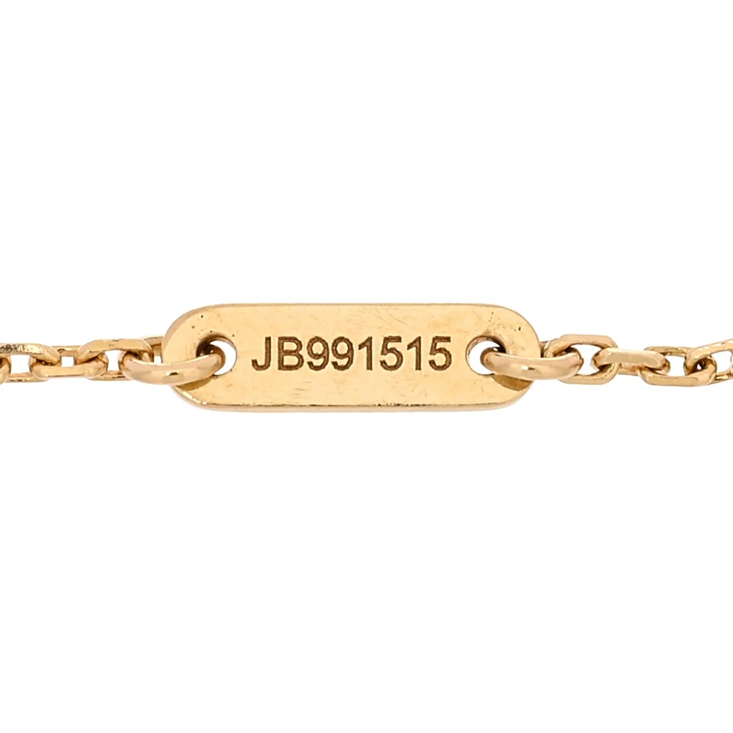 18K Yellow Gold Mother of Pearl Sweet Alhambra Bracelet - Image 4