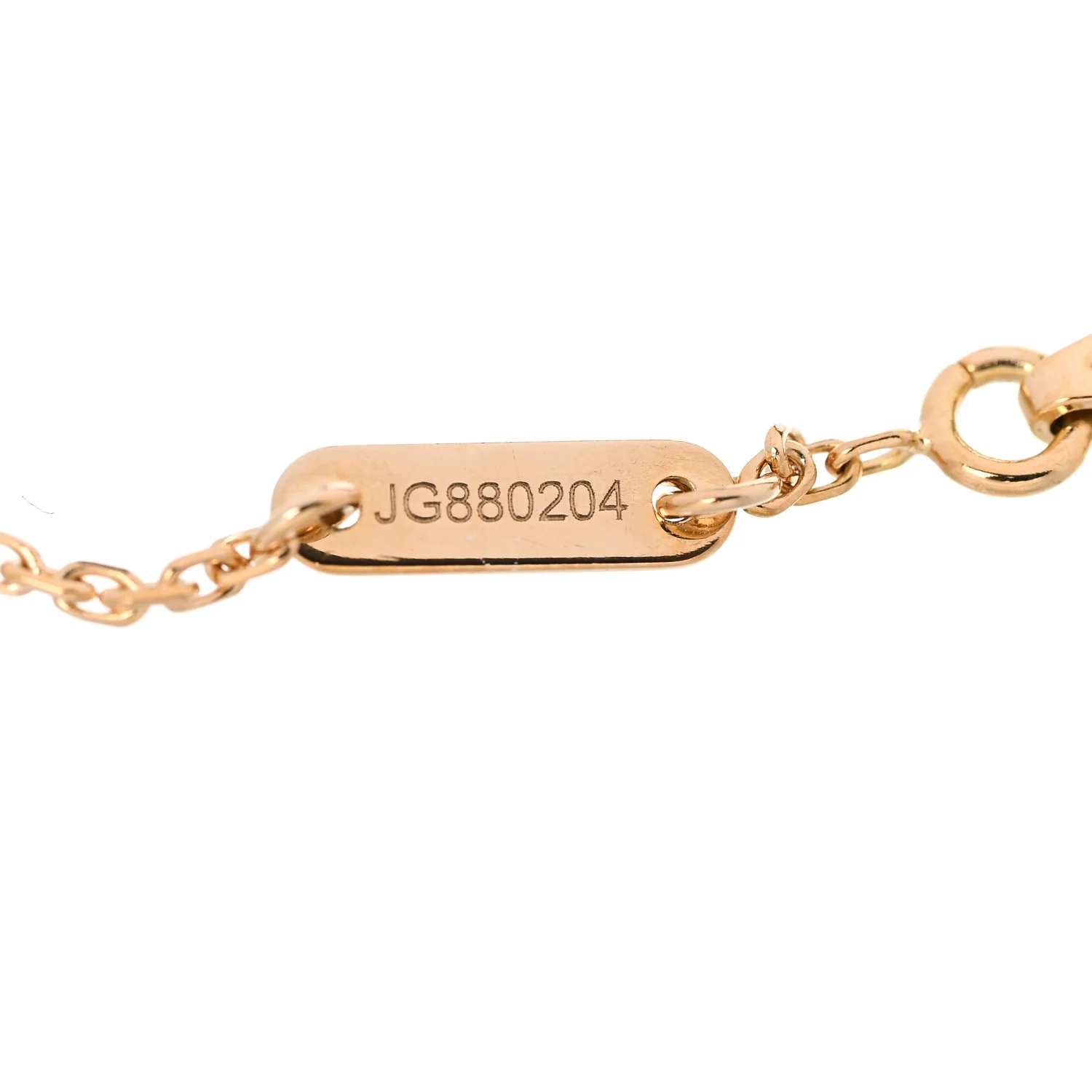 18K Yellow Gold Mother of Pearl Sweet Alhambra Bracelet - Image 4