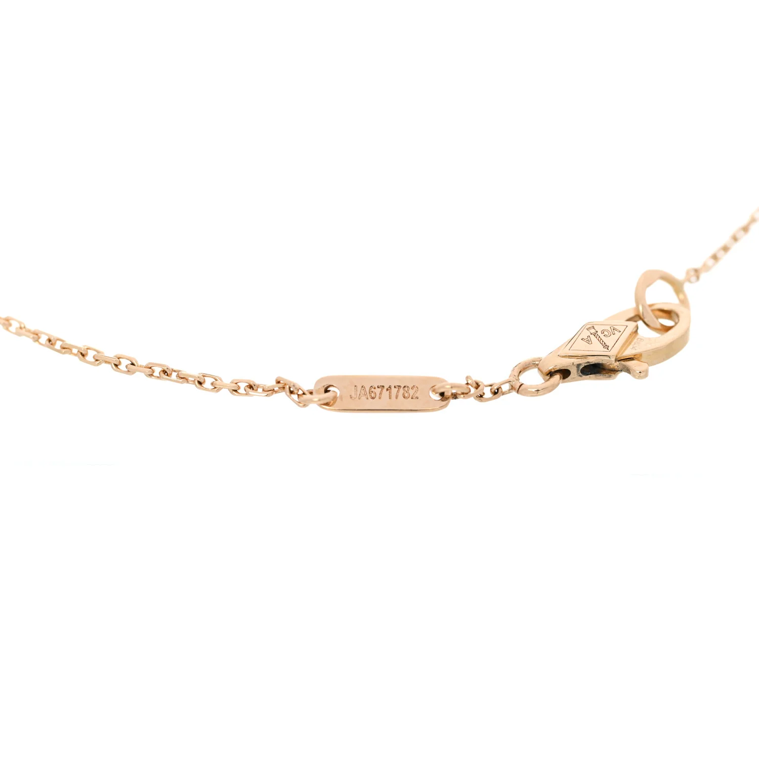 18K Yellow Gold Mother of Pearl Sweet Alhambra Butterfly Bracelet - Image 4