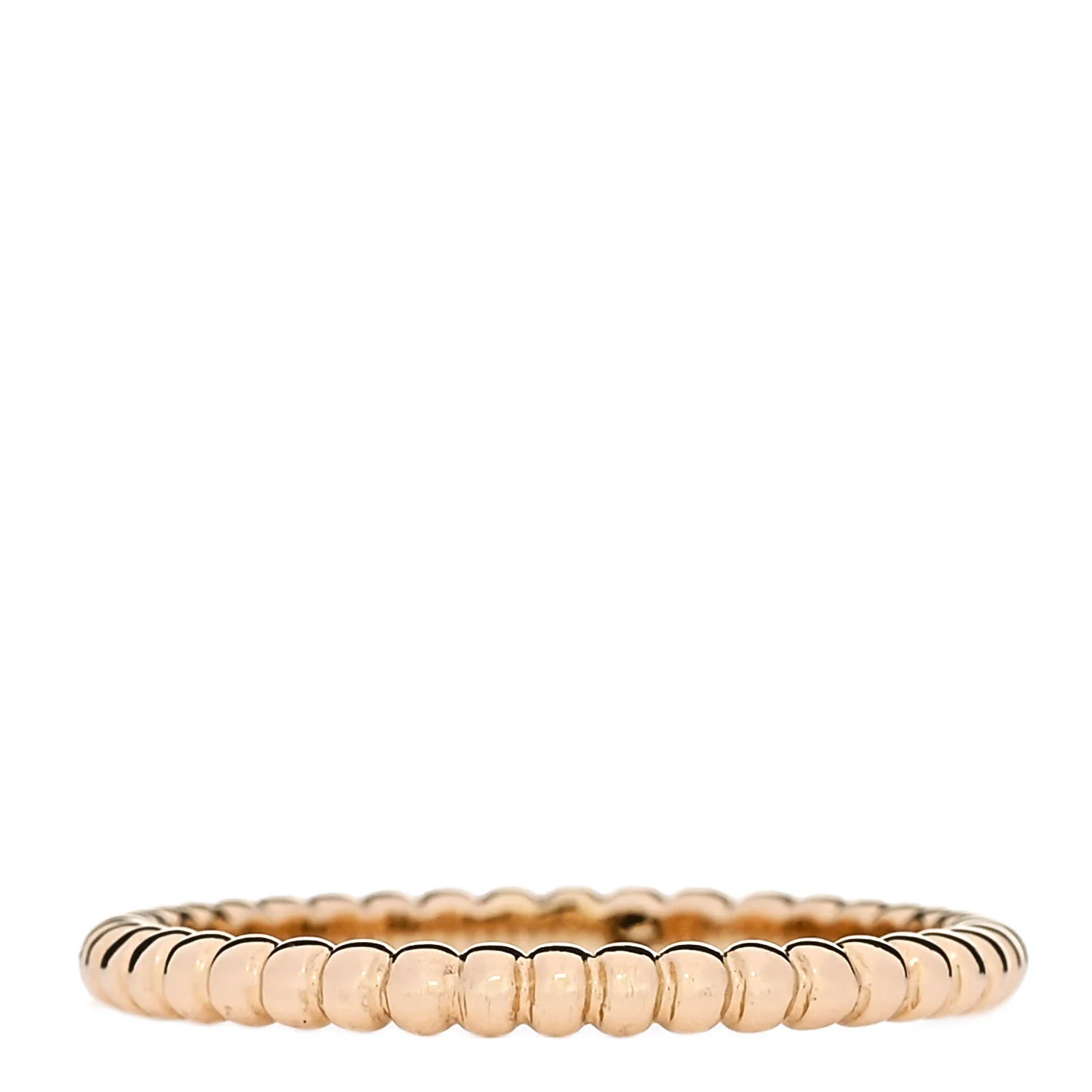 18K Yellow Gold Small Perlee Ring 60 9 - Image 3