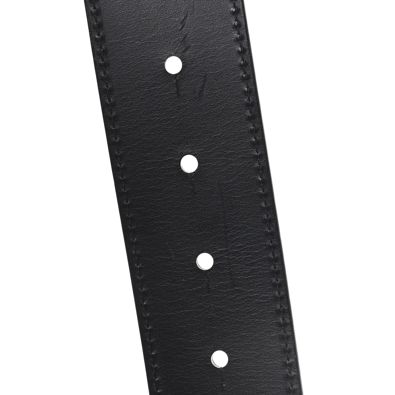 Calfskin La Medusa Belt 80 32 Black - Image 4