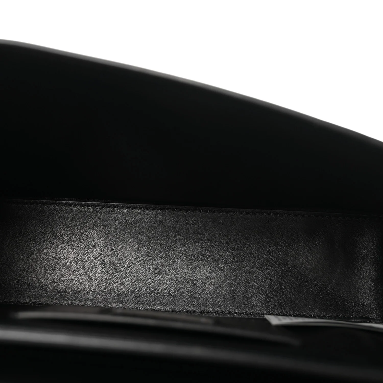 Calfskin Medallion Tribute Shoulder Bag Black - Image 5