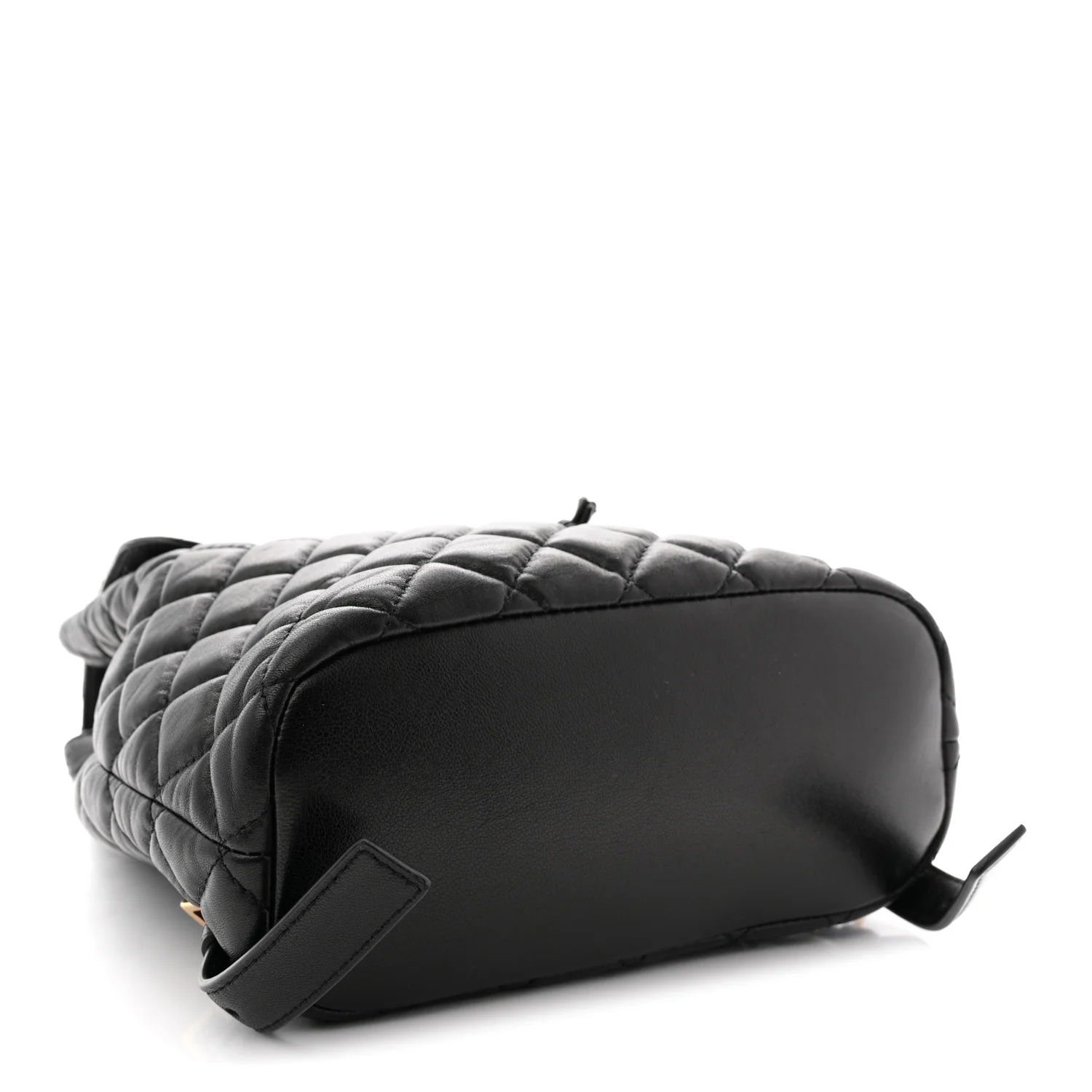 Calfskin Quilted Medusa Backpack Black - Image 4