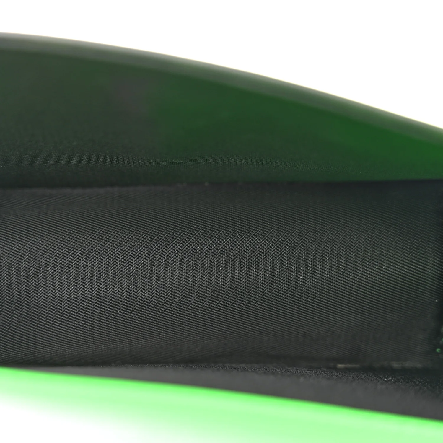 Calfskin Rubber Medusa Shoulder Bag Lime - Image 5