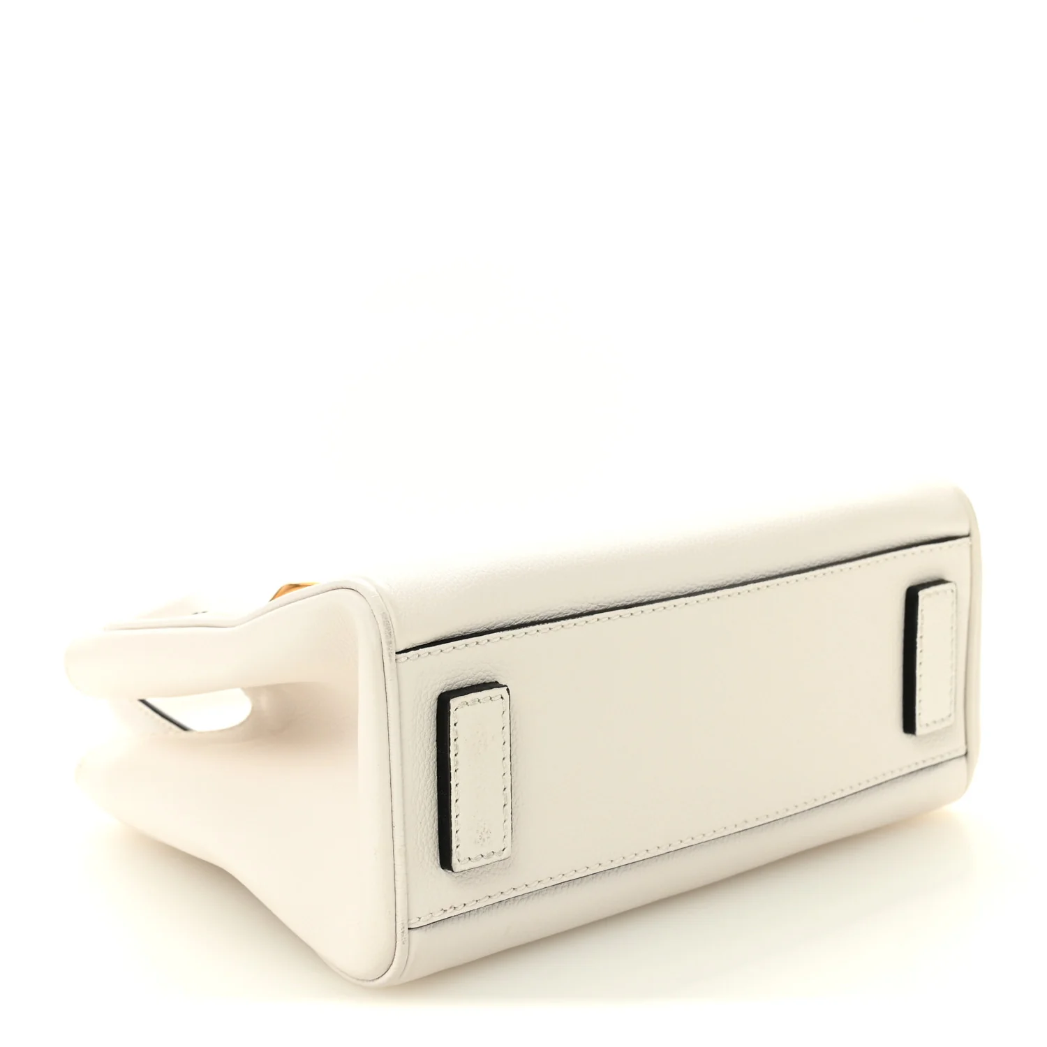 Grained Calfskin Small La Medusa Chain White - Image 4