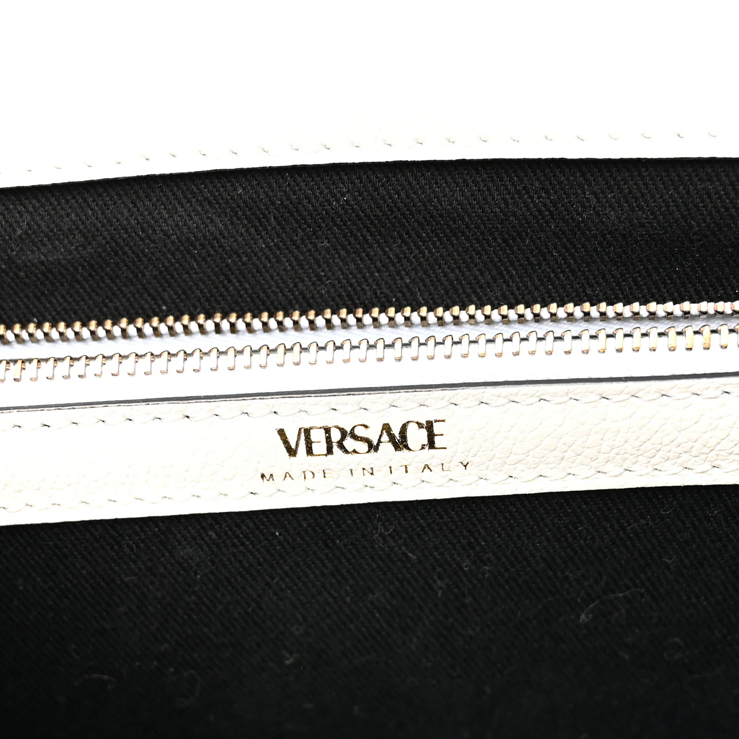 Grained Calfskin Small La Medusa Chain White - Image 6
