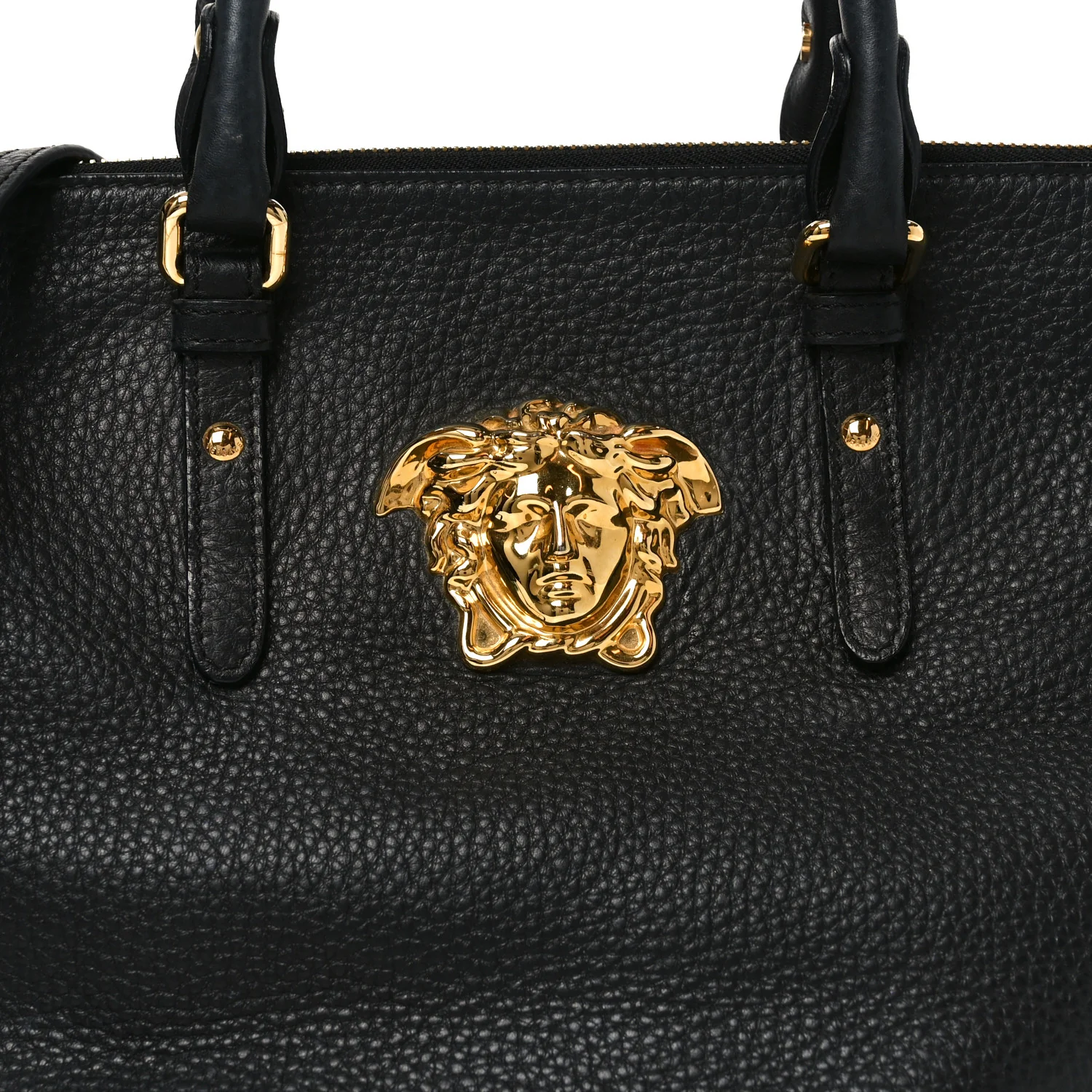 Vitello Medusa Tote Black - Image 7